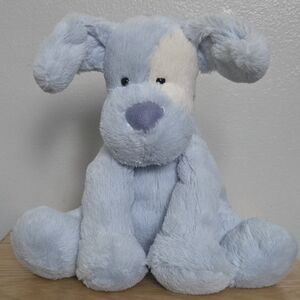 JELLYCAT Plush Dog Toy - Light Blue and Cream